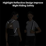 WEST BIKING 3L Reflective Warning Cycling Backpack Comfort Fit Lightweight Breathable Portable Waterproof MTB Road Bike Bag for Outdoor Sports Travel