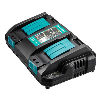18V 3A Quick Charger for Makita Batteries Compatible with BL1415 BL1830 BL1850 100-260V US/EU Plug Lightweight and Portable