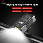 LinkMejor USB Rechargeable Bike Light, Super Bright 1800 Lumen Wide Angle View Bicycle Lights, Easy To Install Bike Front Lights, Bicycle Headlight Safety Flashlight