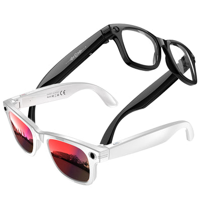 W620 AI Real Time Translation Smart Glasses with EIS Anti-shake ENC Dual Mic Noise Cancellation WiFi bluetooth Call IP66 Waterproof Wireless Music Hands Free Calling Smart Audio Glasses