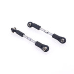 2PCS LinkMejor 8124 Metal 75-85mm Steering Rod for 9116 08427 1/8 Rc Car Model Parts