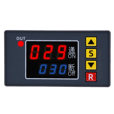 T3231 110V-220V 12V/24V Digital Time Delay Relay LED Cycle Timer Control Switch Adjustable Timing Relay Time Delay Switch