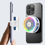 LinkMejor B3 Mobile Phone Cooler 25W Semiconductor Cooling Magnetic Clip 4 Levels Low Noise RGB Light Mobile Phone Radiator for PUBG Gaming Live Streaming