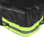 600D Trailer Cover Waterproof Windproof Dust Protector With Rubber Belt 125x95x13cm