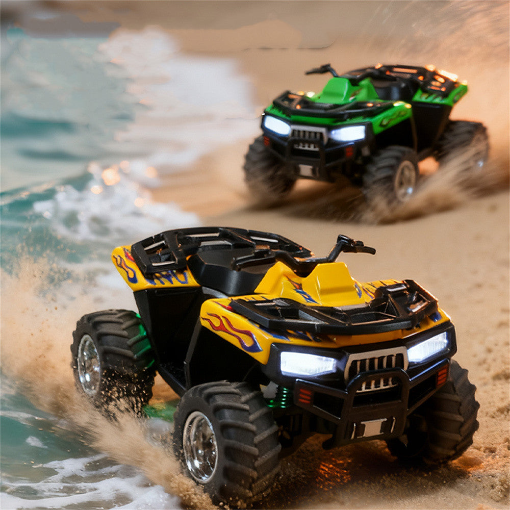 LinkMejor HG4-411 RTR 1/64 2.4G RWD Mini Alloy RC Car Support App Remote Control Motorcycle Beach Off-Road Three Speed Vehicles Models Pocket Toys Desktop Collection Gift For Boys
