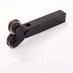 7pcs Steel Dual Wheel Knurling Tool Set with Diagonal Linear Knurl Wheel 0.5/1/2mm Pitch