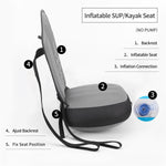 LinkMejor Detachable Kayak Seat with Back Support Inflatable Paddle Board Adjustable Seat Boat Accessories for Kayaking Fishing Canoe