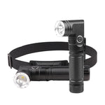 W373 XPG Super Bright LED Headlamp Type-C USB Rechargeable Portable Strong Outdoor Lighting Headlight L-shape Flashlight with Magnet