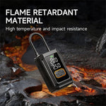 Buwei XM01 Portable Wireless Air Pump Digital Display USB Charging Emergency LED Light for Car Bike Tire Inflation Pressure Measurement