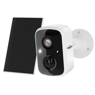 LinkMejor C90 4MP Solar WIFI IP Camera HD Video Night Full Color AI Motion Detect Two-Way Talk 100% Wireless with 1.6W Solar Panel Eseecloud App