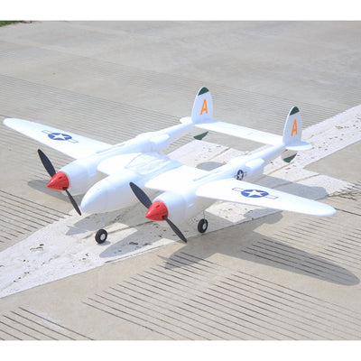 MD P38 1200mm Wingspan EPO RC Airplane Lockheed P-38 Lighting Zoom Aircraft Fixed Wing KIT/PNP