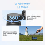 LinkMejor Osmo Mobile 8 Smartphone Gimbal Stabilizer 3-Axis Built-In Tracking Audio Light 10H Battery Extension Rod Tripod Vlog Kit