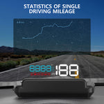 LinkMejor C500 Auto OBD2 HUD Head-Up Display EOBD Windshield Car Speedometer Projector Digital  For All Car