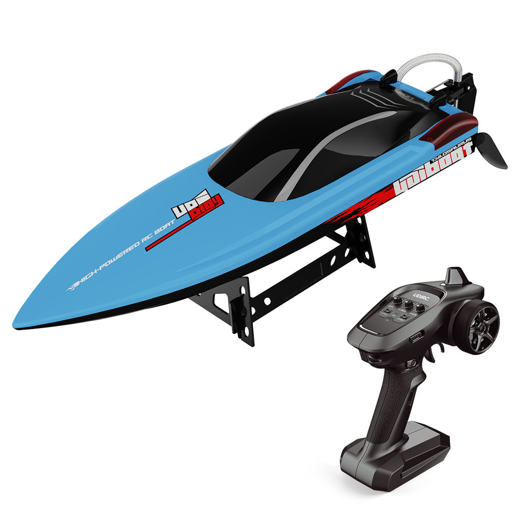 LinkMejor UID025 RTR 2.4G Brushless RC Boat Capsized Self Righting Water Cooling LED Light Waterproof Fast High Speed Racing Ship Vehicles Models Toys