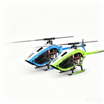 LinkMejor F280 2.4G 6CH 6-Axis Gyro 3D6G Dual Brushless Direct Drive Motor Flybarless RC Helicopter
