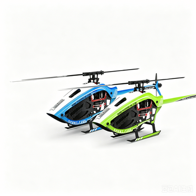 LinkMejor F280 2.4G 6CH 6-Axis Gyro 3D6G Dual Brushless Direct Drive Motor Flybarless RC Helicopter