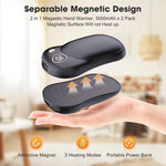 Magnetic Hand Warmer USB Charging Split Self-Heating Hand Warmer Portable Charging Treasure Three-Speed Adjustable Temperature