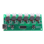 Ultrasonic Nebulizer DIY Kit Six Spray Atomization Module Type-C 108KHZ 5V Mist Maker Module Atomizer Circuit Board Assembly Humidifier Accessories