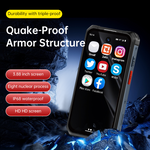 MAXo Mini 3.88 inch 6GB RAM 128GB ROM Android 12 Dual SIM 8MP Camera Face Recognition 3000mAh Battery Octa Core IP68 Waterproof 4G Rugged Smartphone