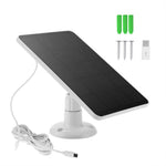 10W 5V Solar Panel 2in1 Micro USB+ Type Solar Panel Outdoor Solar Battery Charger Security Camera/Small Home Light System