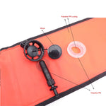 1.2m*15cm Scuba Diving High Quality Scuba Diving Inflatable Safety Sausage Signal Surface Buoy (SMB) Tube