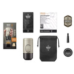 LinkMejor Minipresso NS2 18Bar Portable Espresso Maker Compatible with NS Original Capsules Manually Operated Small Handheld Coffee Machine for Travel Camping