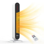 [US Direct] STEALTH 32'' Space Heater, 4 Modes, 6h Timer, Safety Fast - Quiet Heat,Tip-Over Protection, 1500W PTC Ceramic Heater Portable Tower Fan Electric Heater for Bedroom, Office, Indoors JHT100