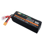 LinkMejor 22.2V 5000mAh 100C 6S LiPo Battery XT60 Plug with T Deans Plug for RC Drone