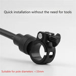 LinkMejor 1/2Pcs Bicycle Hose-adjustable HD Rearview Mirror 360 Degree Adjustable Wide Angle Shockproof Electric Vehicle Mirror for Handlebar Diameters Below 32mm