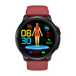 ET481 1.43 inch AMOLED HD Screen ECG Blood Composition Non-invasive Blood Glucose Measurement HRV Function AI Medical Diagnosis Metto SOS Emergency Call Heart Rate Blood Pressure SpO2 Monitor Sleep Monitoring Multi-sport Modes IP68 Waterproof Smart Watch