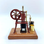 LinkMejor R01 1/12 Stirling Hot Air Pump Engine Model Water-cooled External Combustion Engine Copper Castings Physics Science Experiment for Children