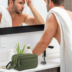 Men's Multifunctional Toiletry Bag Waterproof Compartment EDC Tool Storage Bag Skin Care Shaving Hygienic Organizer for Outdoor Travel Adventures