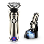 [US Direct] MOOSOO S8 Shaver All-round Floating Head Shaver Waterproof Rechargeable Men's Electric Shaver Hair Clipper for Wet/Dry Use