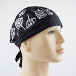 LinkMejor Cycling Skull Bandana Cap Outdoor Quick-drying Sports Headband Moisture-wicking Breathable Headgear One Size