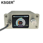 LinkMejor Soldering Station Controller For C210 C245 T12 Iron Tips AC 100-240V TFT 2.0 Inch Display