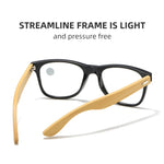 Blue Light Blocking Vintage Reading Glasses New Style Bamboo Wooden Legs Far Sighted Eyewear Eyeglasses