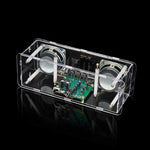 DIY Dual Channel Stereo Bluetooth Speaker Kit 3W Audio Output Transparent Acrylic Shell MH-M18 Bluetooth Module DC5V Soldering Assembly Electronic Components