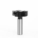 1/2 Inch 8mm 12mm Shank 4 Flutes CNC Spoilboard Surfacing Router Bit Slab Flattening Router Bit with 1-1/2" Cutting Diameter for Woodworking