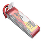 LinkMejor Power 18.5V 2600mAh 100C 5S LiPo Battery T Plug for RC Car