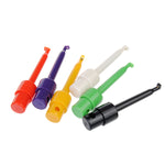 LinkMejor 6Pcs Multimeter Lead Wire Kit SMD IC Hook Test Clip Probes Cable