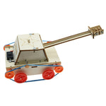 DIY Electric Tank Wooden Puzzle Model Primary School Student STEAM Science Physics Learning Early Education Toys for Children