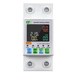 Tuya WiFi Intelligent Circuit Breaker with LCD Display App Control, Four Timing Modes Comprehensive Protection System Durable Flame-Retardant Construction - Home Automation Energy Monitor Smart Device