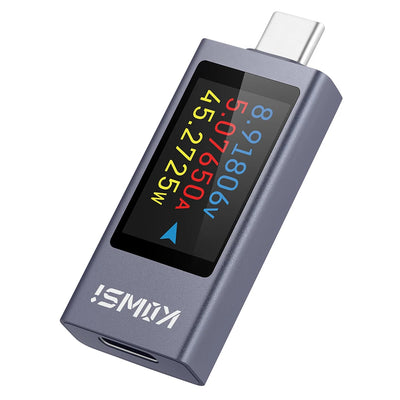 KWS-2303C DC 4-30A 0-12A Multifunctional Digital Display Type-C Tester 1.06 inch TFT Color Screen Voltage Current Power Meter