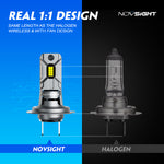 LinkMejor N64 Pair 6500K Car LED Headlight Bulbs H7 6000LM/Pair LED Headlamp IP68 Waterproof for Car Lighting Modification
