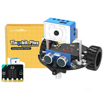 Yahboom Microbit Smart Robot Car Video Remote Control with WiFi Image Module for Kids Programming Educational Learn DIY Electronic Kit
