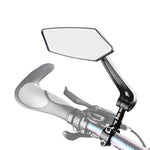 LinkMejor DH005 Bicycle Left Rear View Mirror Wide Range High-Definition Rear View Mirror Cycling Adjustable Bike Mirror for E-bike Scooter Motorcycle
