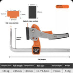 PonyJorgensen Quick Ratcheting MFT Bench Dog Clamp Track Saw Guide Rail Clamp 181kg Clamping Force for Makita Protool Metabo Festool DeWalt Guide Rail