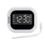 TS-BC700 Portable Vibrating Alarm Clock with 2.75 Inch Screen Multifunction Rechargeable 1800mAh Battery for Deaf / Elderly / Heavy Sleepers