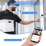 LinkMejor Video Doorbell Door Camera Wireless Night Vision Smart Home Security HD Door Bell Two Way Intercom Voice Change for Home Visual Doorbell