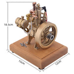 LinkMejor H73 2.6cc Holt Tractor Vertical Single Cylinder 4-Stroke OHV Gasoline Internal Combustion Engine Model with Governor